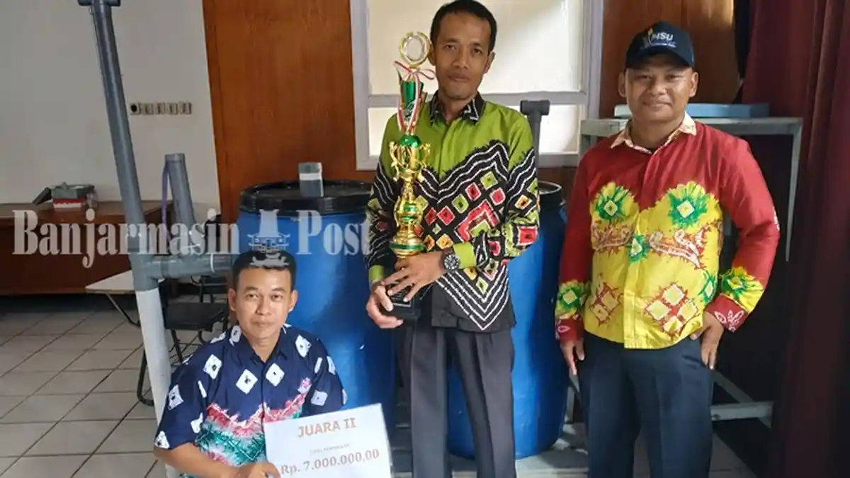 WC Gentong Yang Santun, Juara II di Lomba TeknologI Tepat Guna, Tingkatkan Sanitasi di Daerah Rawa