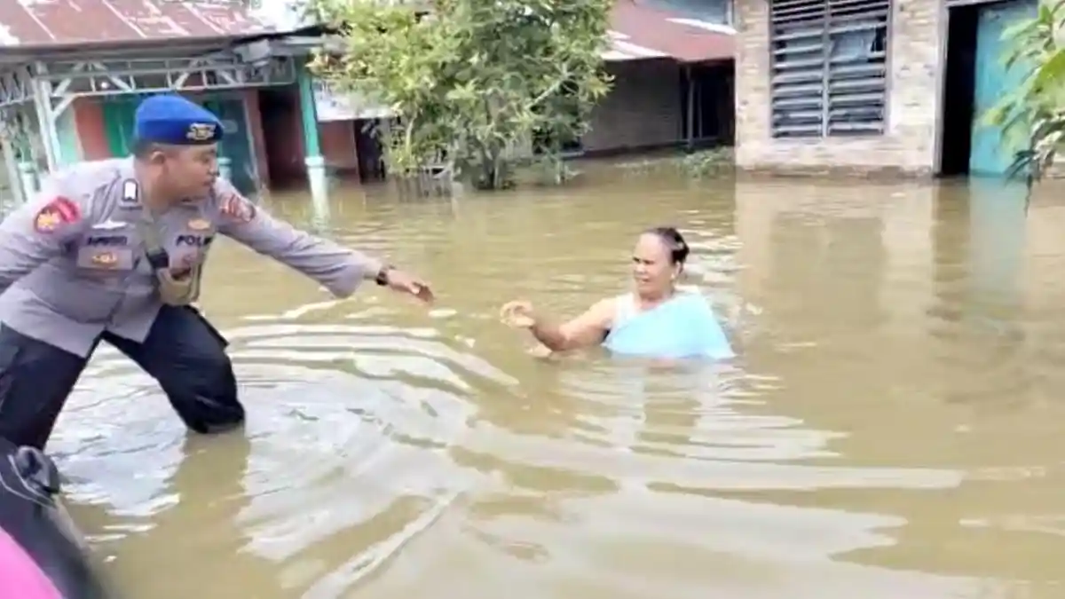 Hari Ketujuh Banjir Melanda Beberapa Kecamatan di Sergai, BPBD: 32 Ribu Warga Masih Terdampak