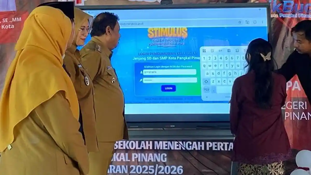 7.713 Siswa di Pangkalpinang Cek Kelulusan Secara Daring Pakai Aplikasi Stimulus