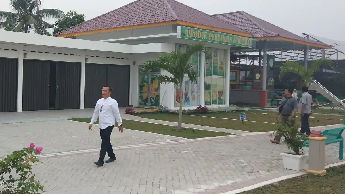 Meski Sudah Dibangun Permanen, Pusat Promosi Produk Unggulan Daerah Deliserdang Sepi