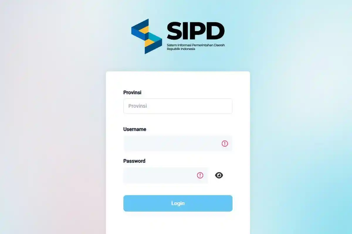 SIPD Milik Pemerintah Eror, Pemkab Tebo Jambi Belum Dapat Mengajukan Pencarian