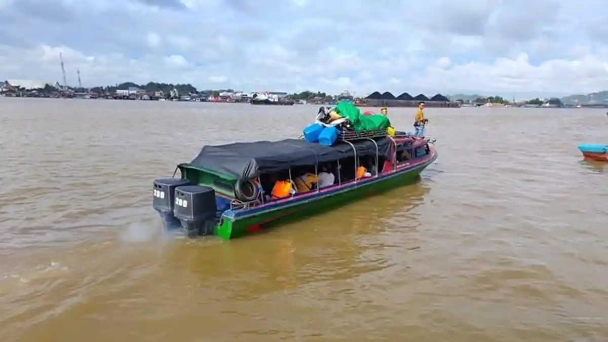 Arus Mudik di Dermaga Samarinda Landai Sehari Jelang Lebaran