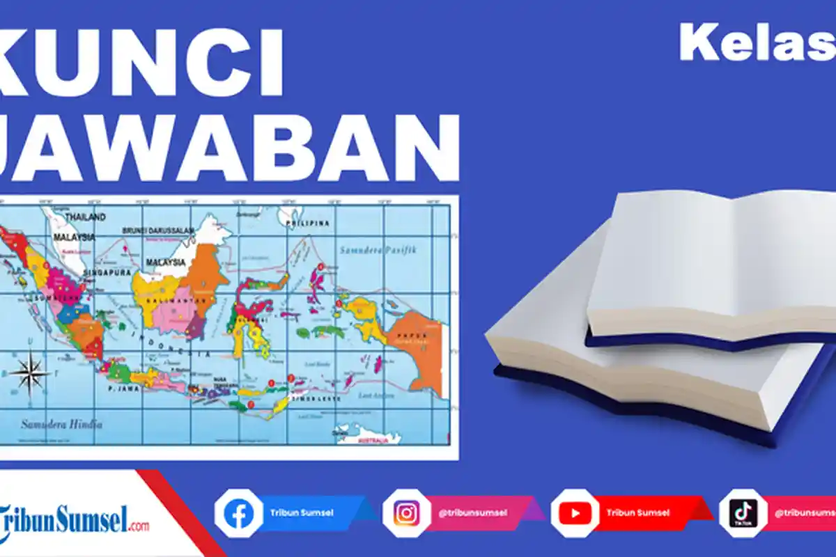Luas, Batas, dan Kondisi Geografis Wilayah Indonesia Berdasarkan Peta, Kunci Jawaban Kelas 5 Tema 1