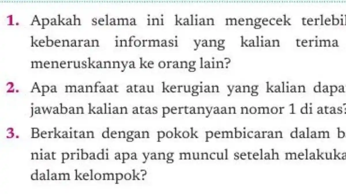 Berpikir Kritis dan Dampak Sosial Informatika, Kunci Jawaban Informatika Kelas 11 Halaman 105