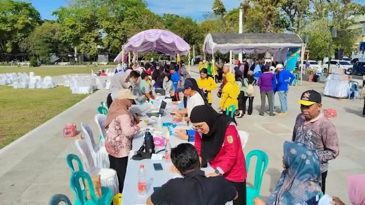 Semarak Peringati Hari Lansia di HST, Ada Cek Kesehatan Gratis hingga Senam Lansia