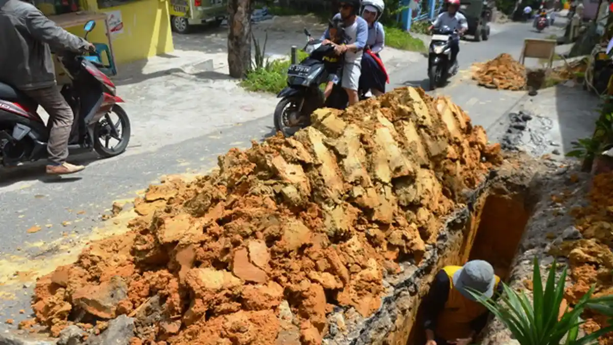 Konstruksi 5.000 Sambungan Jargas di Muara Badak Kutai Kartanegara Mulai Dikerjakan