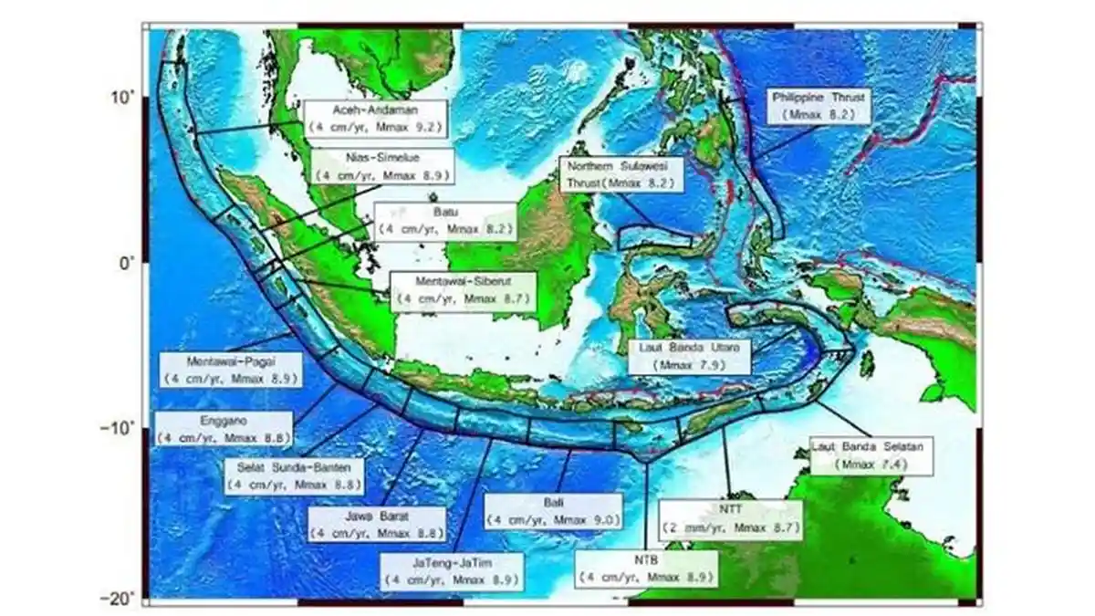 MENANTI Detik-detik Gempa Megathrust Mentawai Magnitudo 8,8 Akibatkan Tsunami Setinggi 5-10 Meter