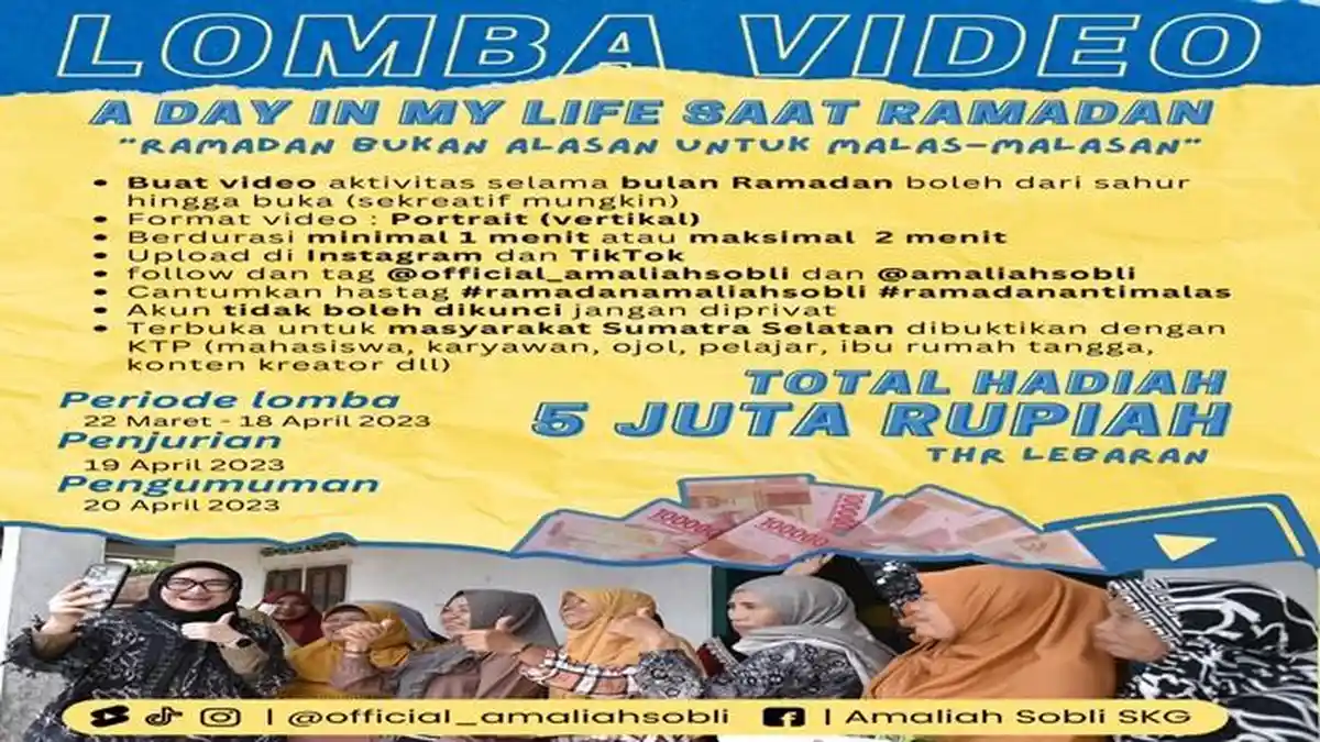 Senator Amalia Sobli Bikin Lomba Video Ramadhan Berhadiah THR 