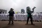 Demo BEM SI Dibubarkan Polisi