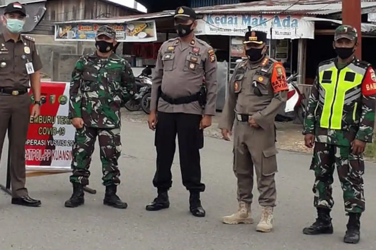 Sebanyak 961 Pelanggar Protokol Kesehatan di Kuansing Ditindak Tim Yustisi, Ditegur & Sanksi Sosial