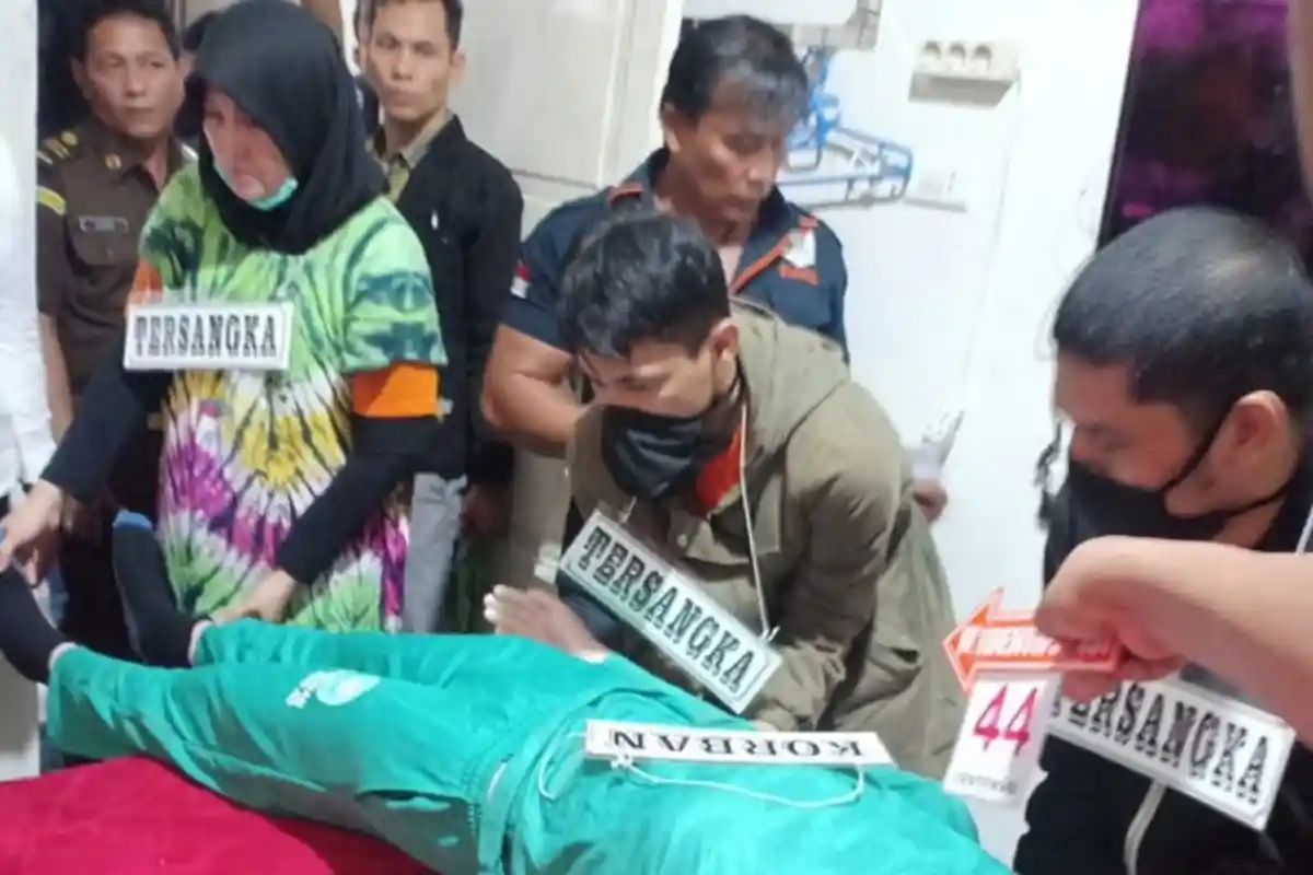 Rekontruksi Tuntas, Tiga Pelaku Pembunuhan Hakim Jamaluddin Dinyatakan Negatif Narkoba