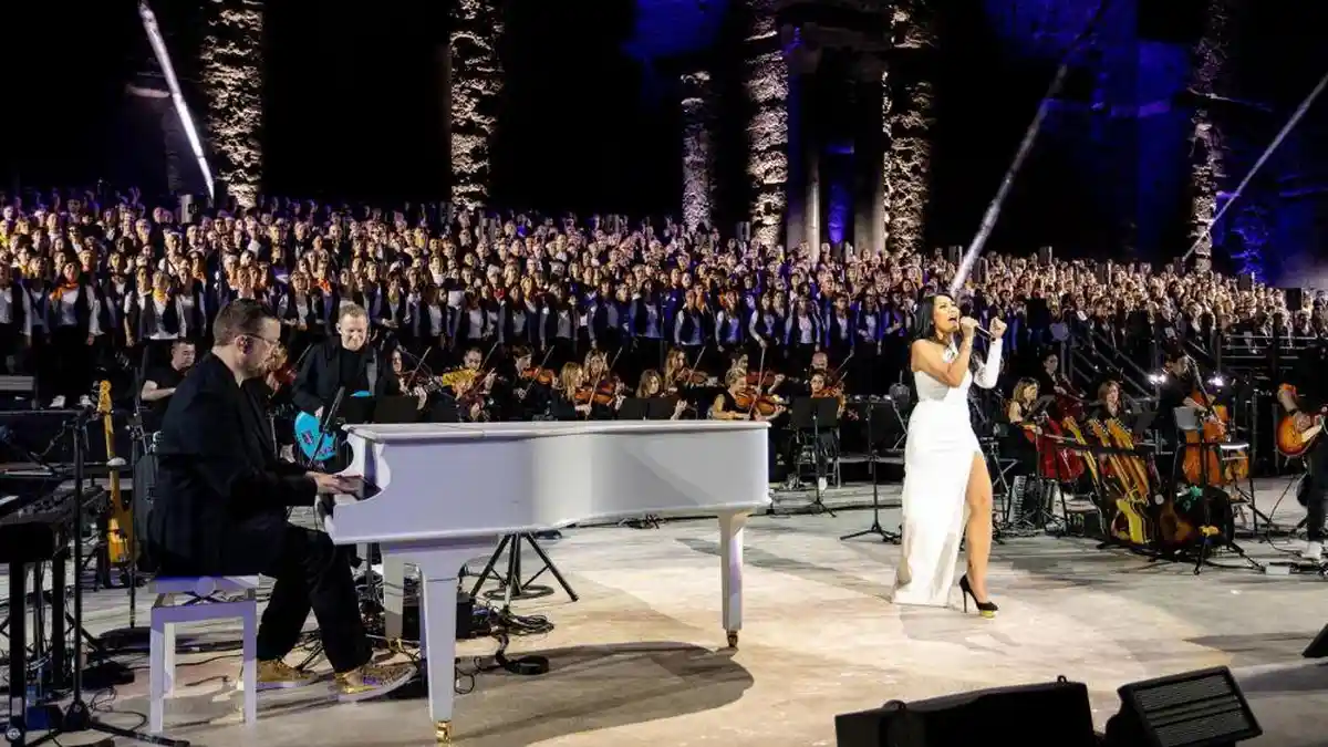 Konser di Situs Warisan Dunia UNESCO, Anggun: Ini Pengalaman Tak Terlupakan