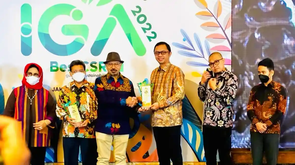 Gandeng Fisip Unmul dalam Program Gerustik, PT KNI di Bontang Sabet Penghargaan IGA 2022