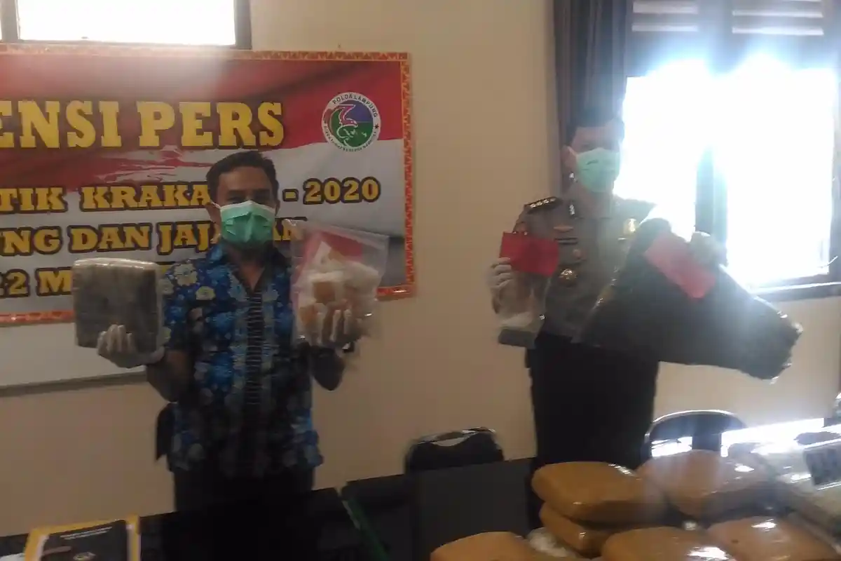 Ribuan Narkoba yang Diamankan Ditresnarkoba Polda Lampung Hasil Ungkap 324 Kasus