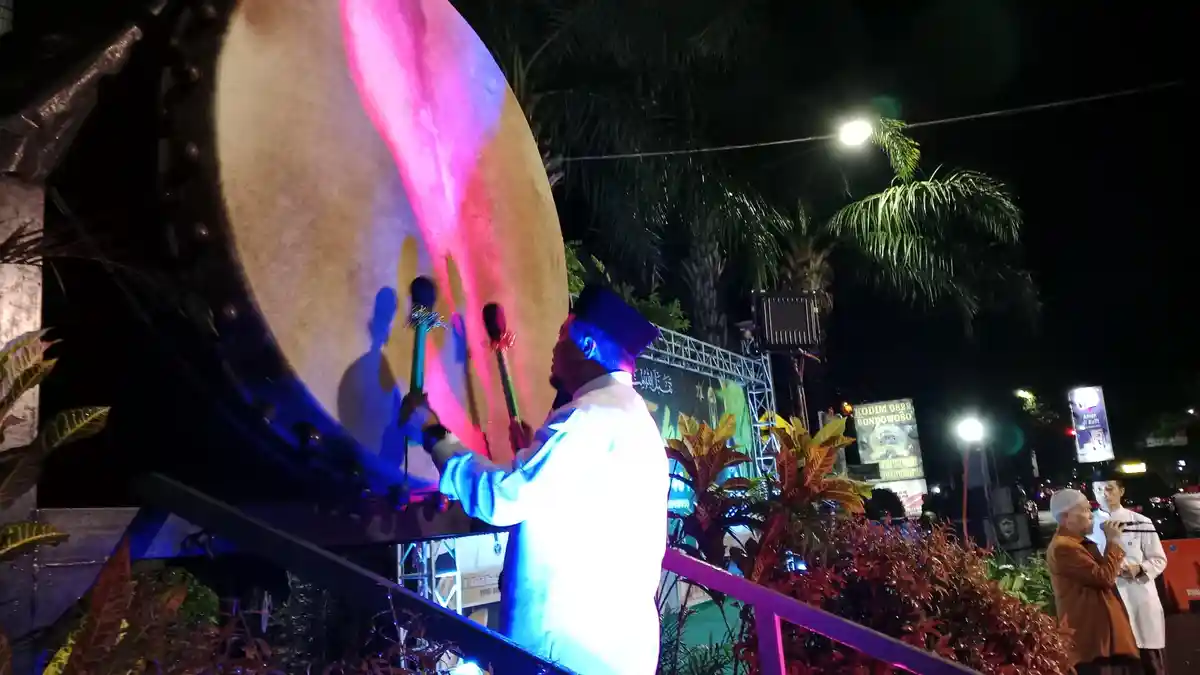 Gema Takbir Akbar Sambut Idul Fitri 2025 di Bondowoso