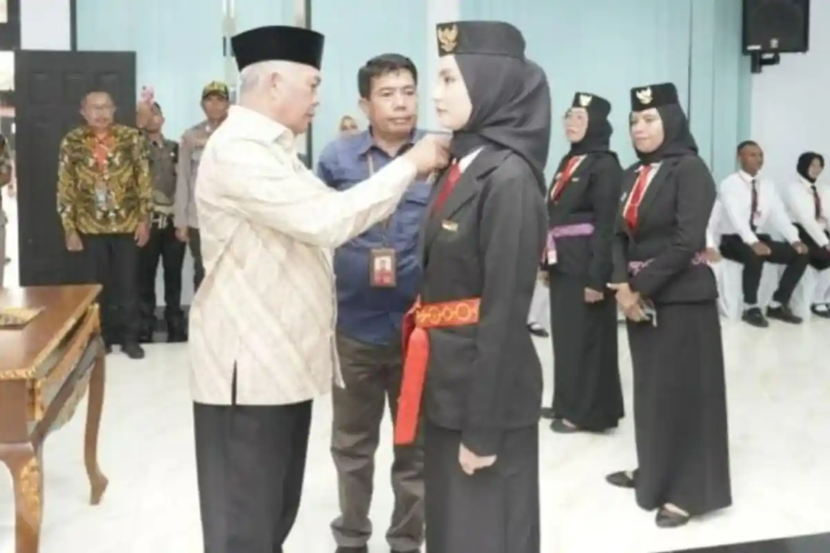 Diklat Paskibraka Ternate 2025 dan Pelantikan Duta Pancasila Dimulai