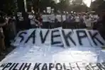 Aksi Save KPK untuk Polri Bersih