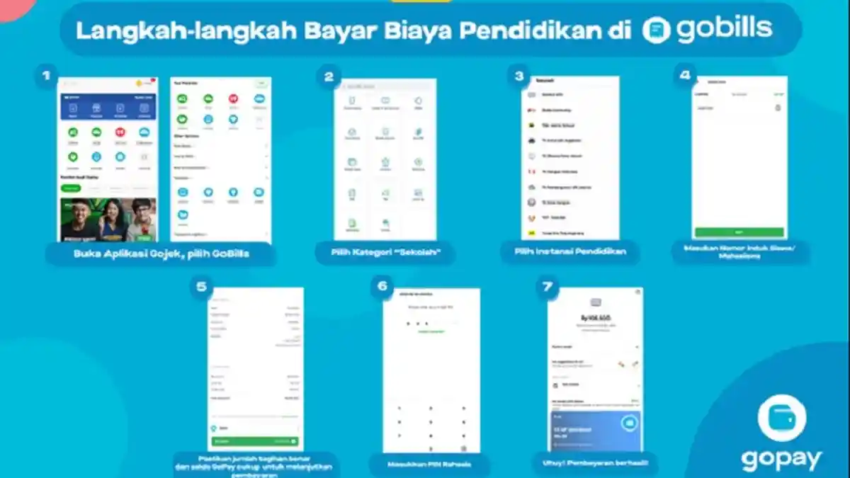 Ini Cara Bayar SPP Pakai Gopay Gobills