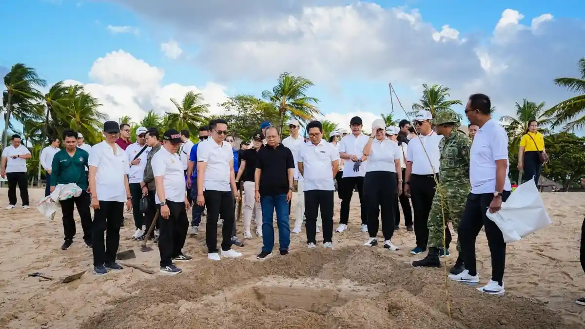 Hari Lingkungan Hidup 2026, Badung Gelar Aksi Kurve Serentak di Benoa Bali