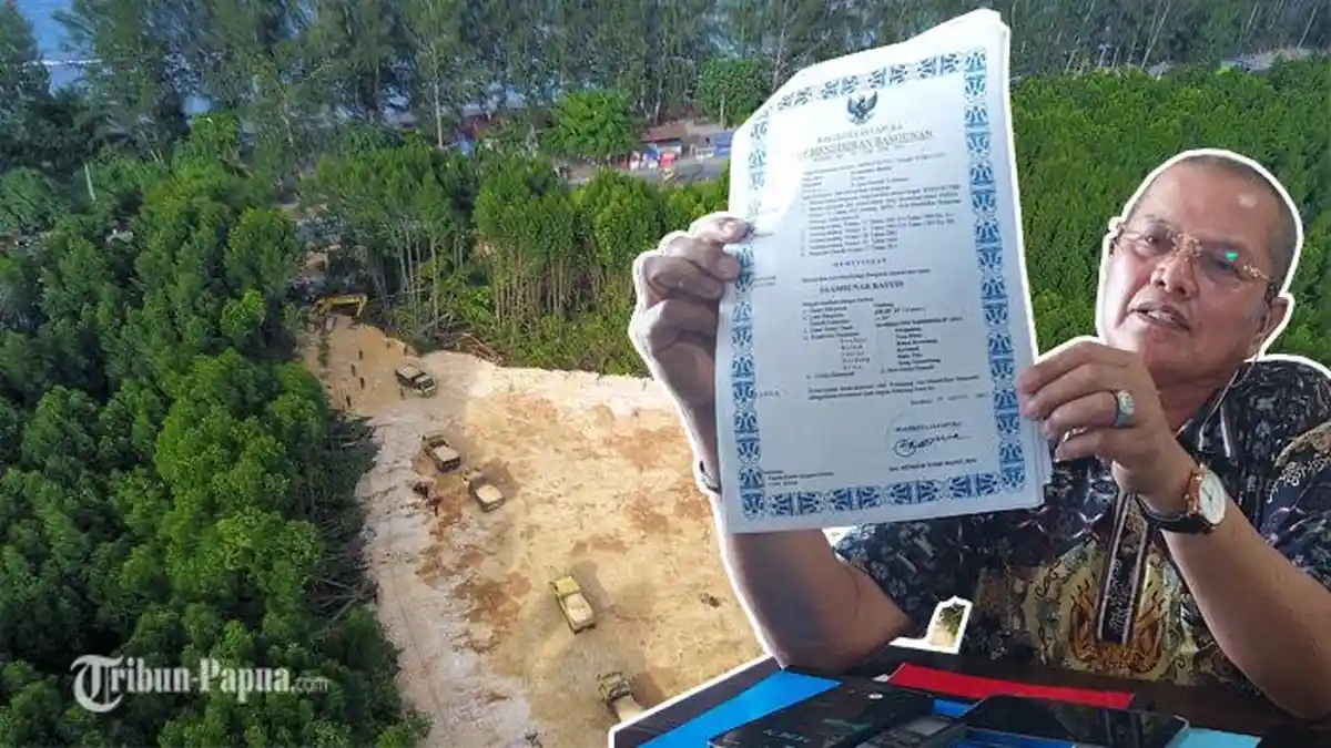 Sekda Robby Awi: Sertifikat Pemilik Lahan TWA Teluk Youtefa Itu Bodong