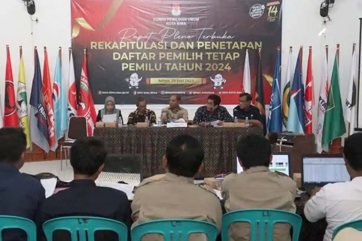KPU Kota Bima Sudah Tetapkan DPT Pemilu 2024 Sebanyak 112.363 Pemilih