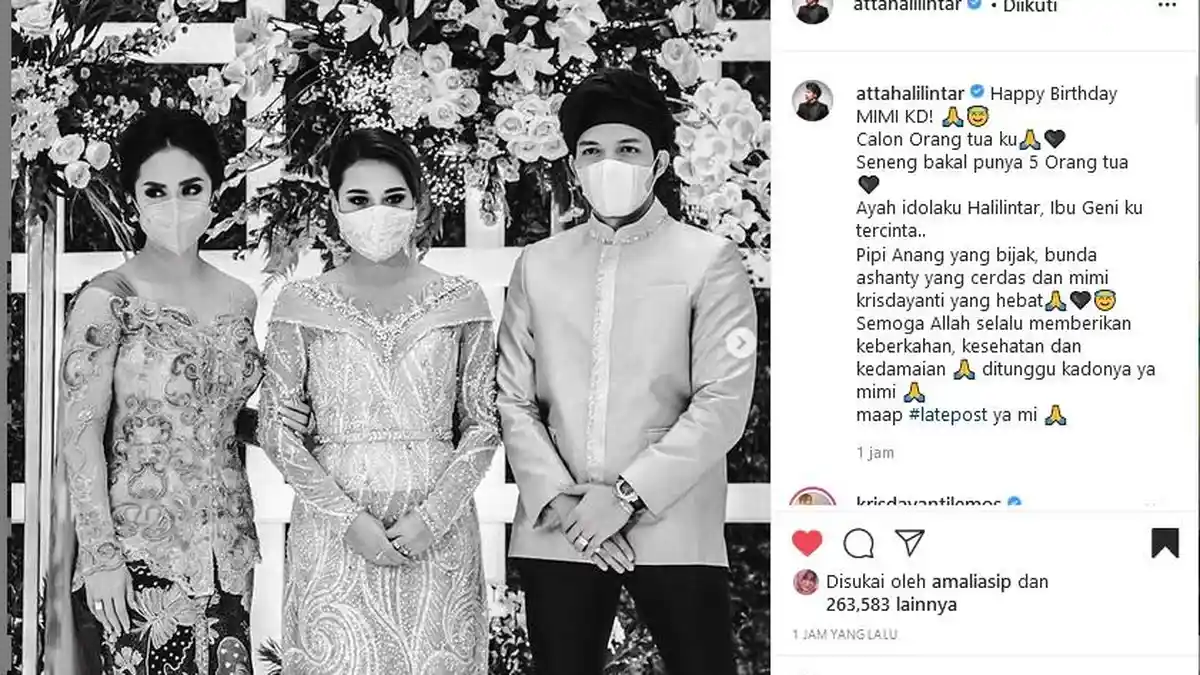 Krisdayanti Ulang Tahun yang ke-46, Ini Doa dari Calon Mantu, Atta Halilintar