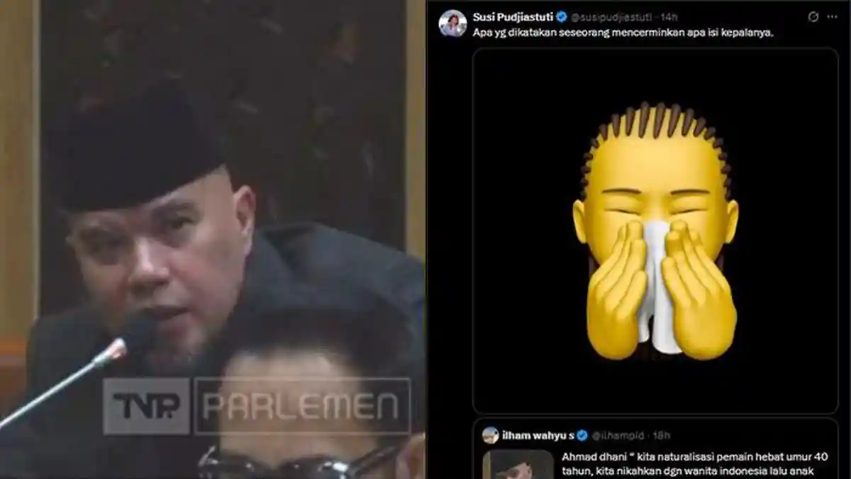 KOMENTAR Menohok Susi Pudjiastuti ke Ahmad Dhani Gara-gara Saran Naturalisasi: Cerminan Isi Kepala