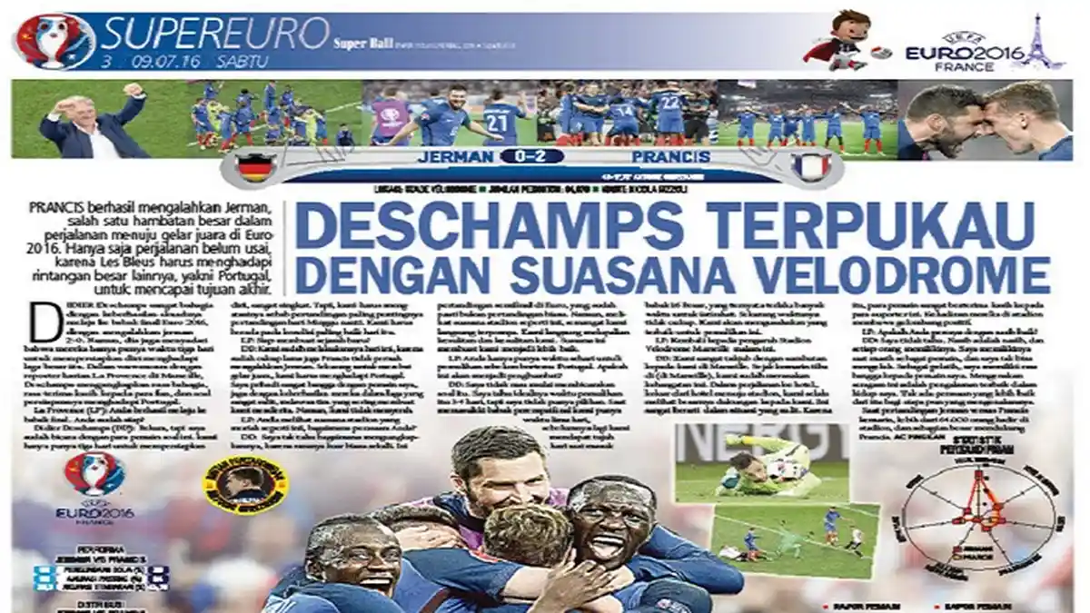 Ini Wawancara Didier Deschamps dengan Harian La Provence