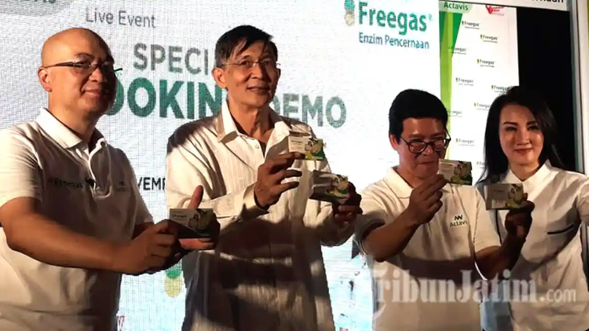 PT Actavis Indonesia Luncurkan Freegas, Pendamping Wisata Kuliner, Ada 8 Macam Enzim Pencernaan