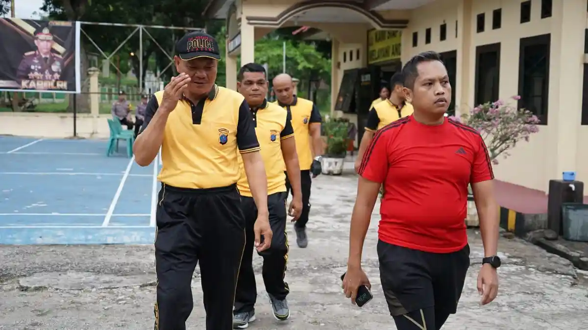 Cek Mapolsek Batunadua, Kapolres Padangsidimpuan Perhatikan Kelayakan Kantor Untuk Pelayanan Publik