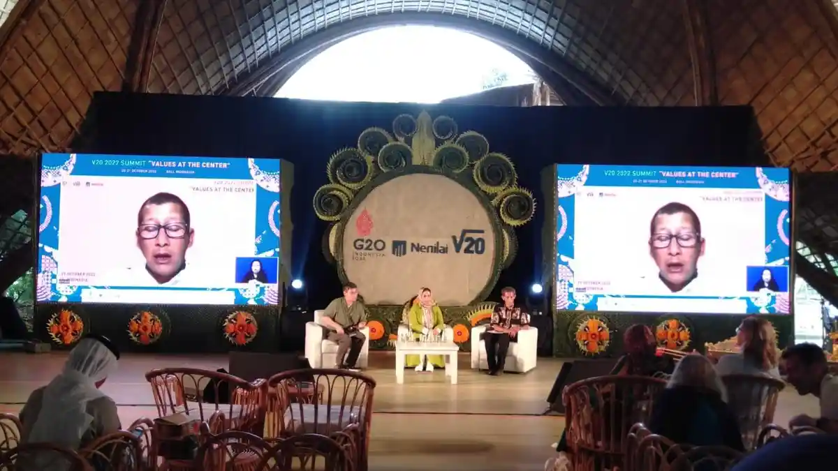 V20 Dukung Kebijakan Berbasis Nilai Serta Harapkan Kolaborasi Teknologi & Alam Semesta