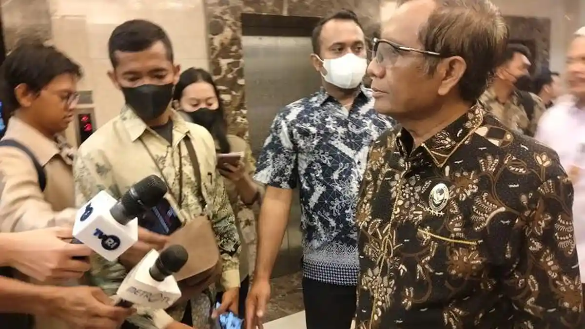 Rapat DPR soal Transaksi Rp349 T Sore Ini, Mahfud MD Janji Hadir Lebih Cepat
