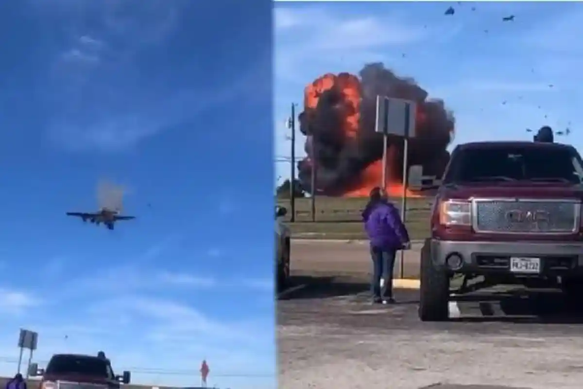 6 Orang Tewas pada Insiden Tabrakan Pesawat Tempur dalam Pertunjukan Udara Perang Dunia II di Dallas