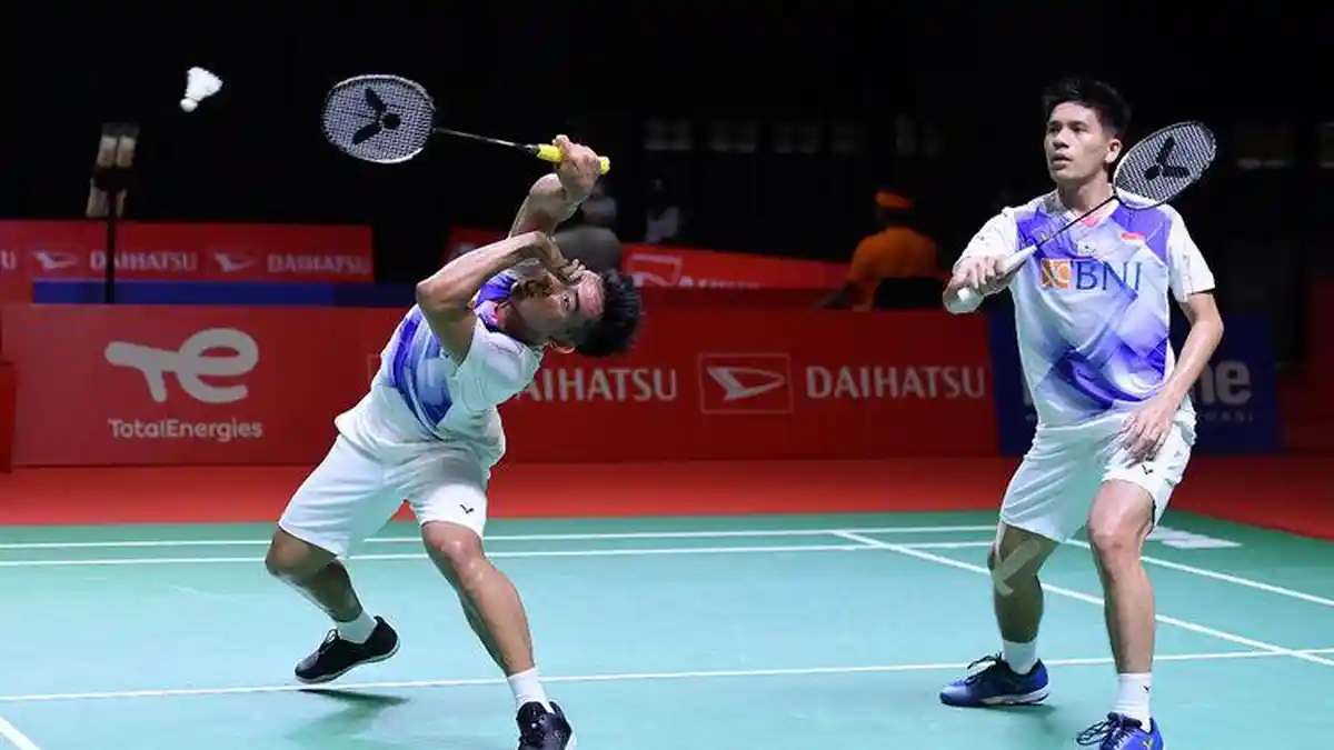 HASIL Final Bulutangkis SEA Games Indonesia Kunci 1 Emas Duel Merah Putih Final Ganda Putra Hiri Ini