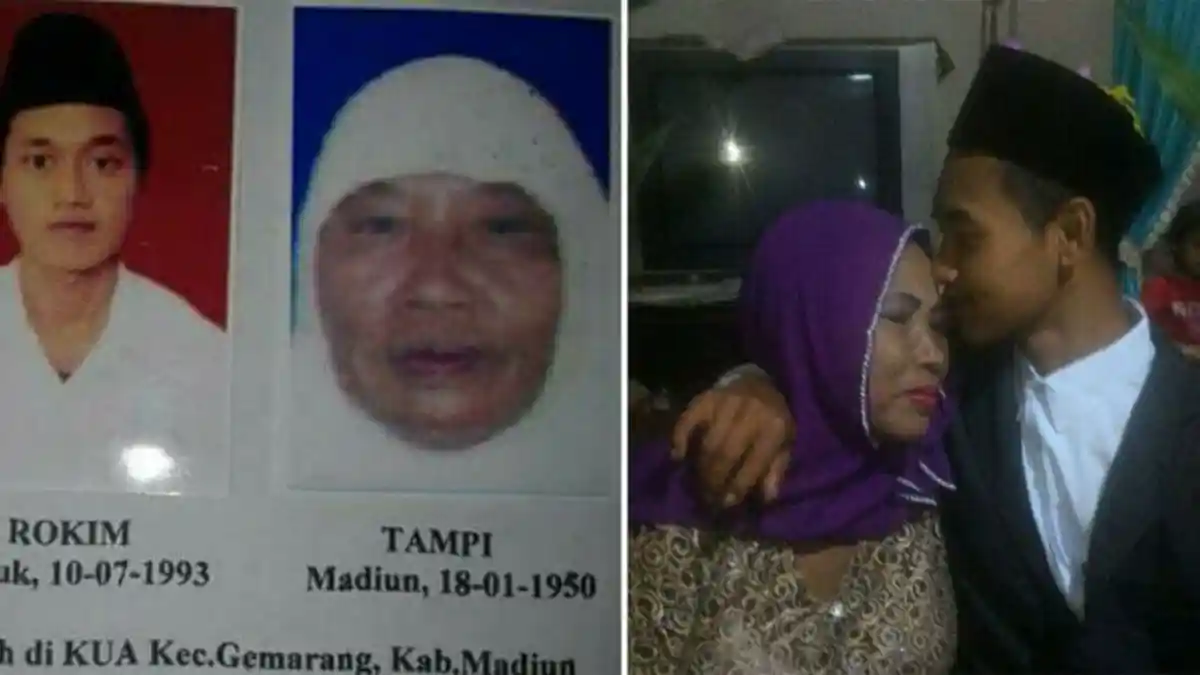 Pemuda 24 Tahun Nikahi Wanita 67 Tahun, Ini yang Mereka Lakukan Usai Ijab Kabul