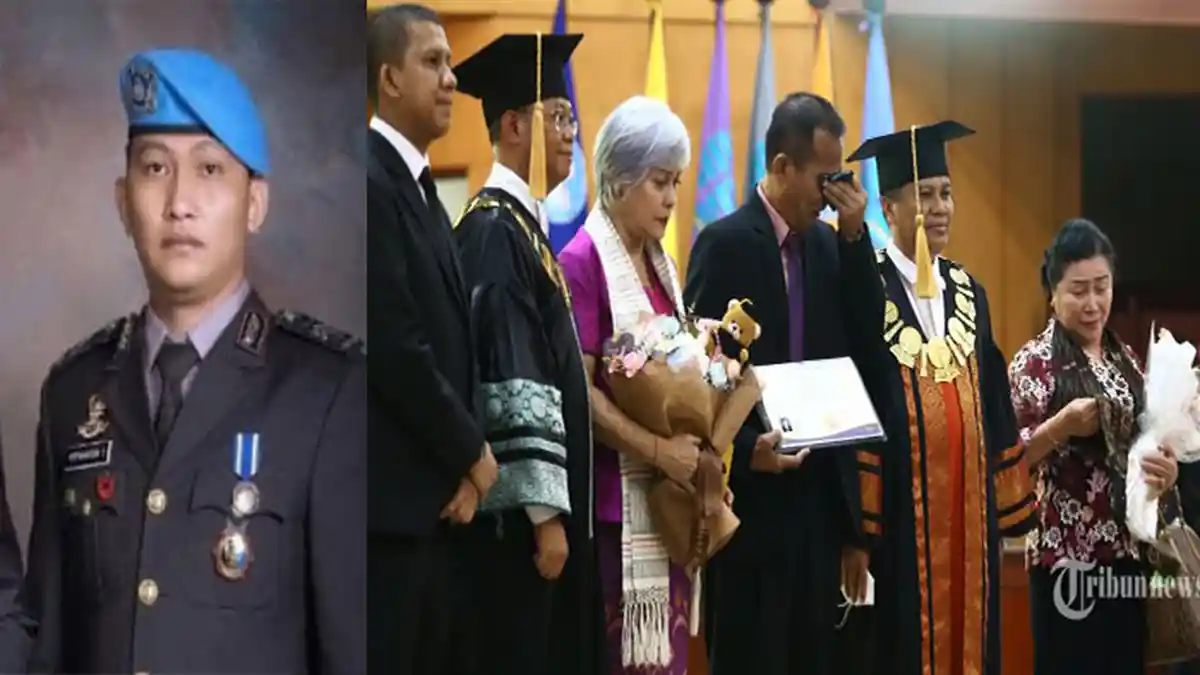 MOMEN Langka Peserta Wisuda UT Nangis Saat Ayah Brigadir J Terima Ijazah Kelulusan Putranya
