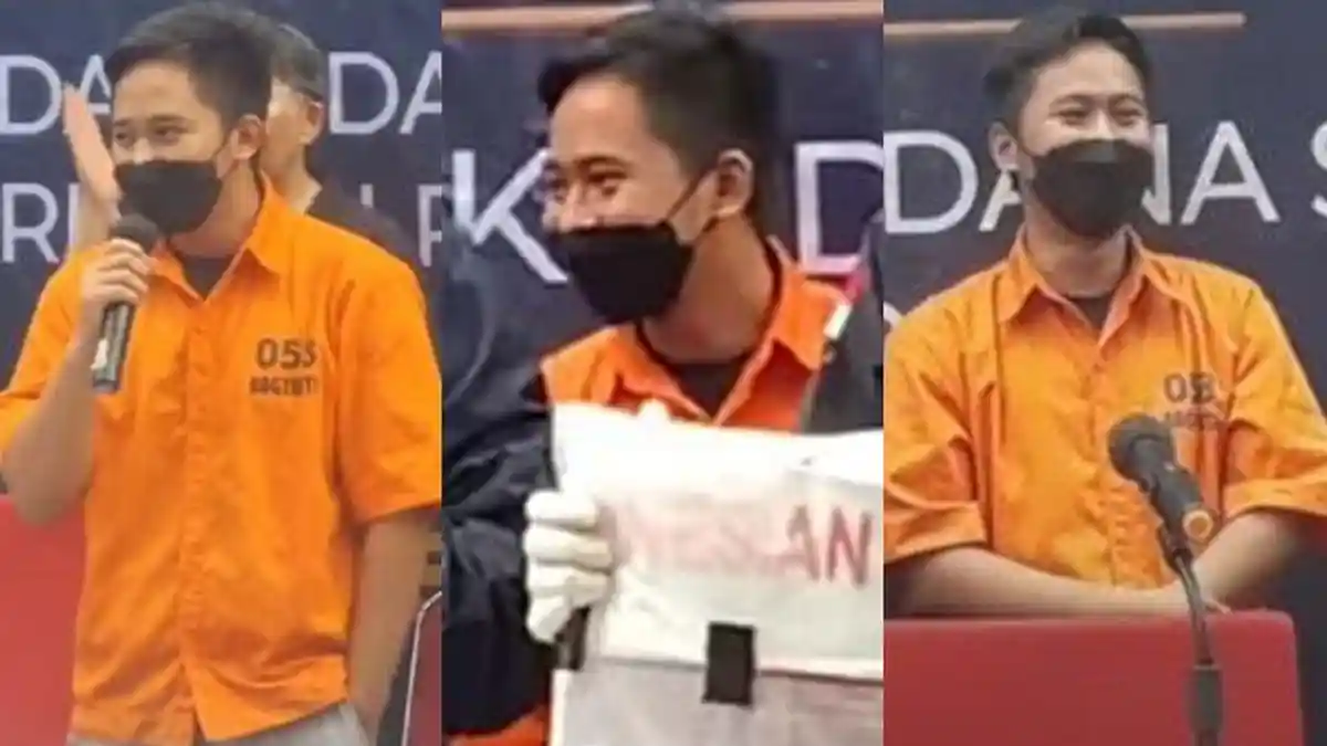 Cengengesan saat Konferensi Pers, Doni Salmanan Minta Hukum Diringankan, Diledek : Orang Kaya Nih