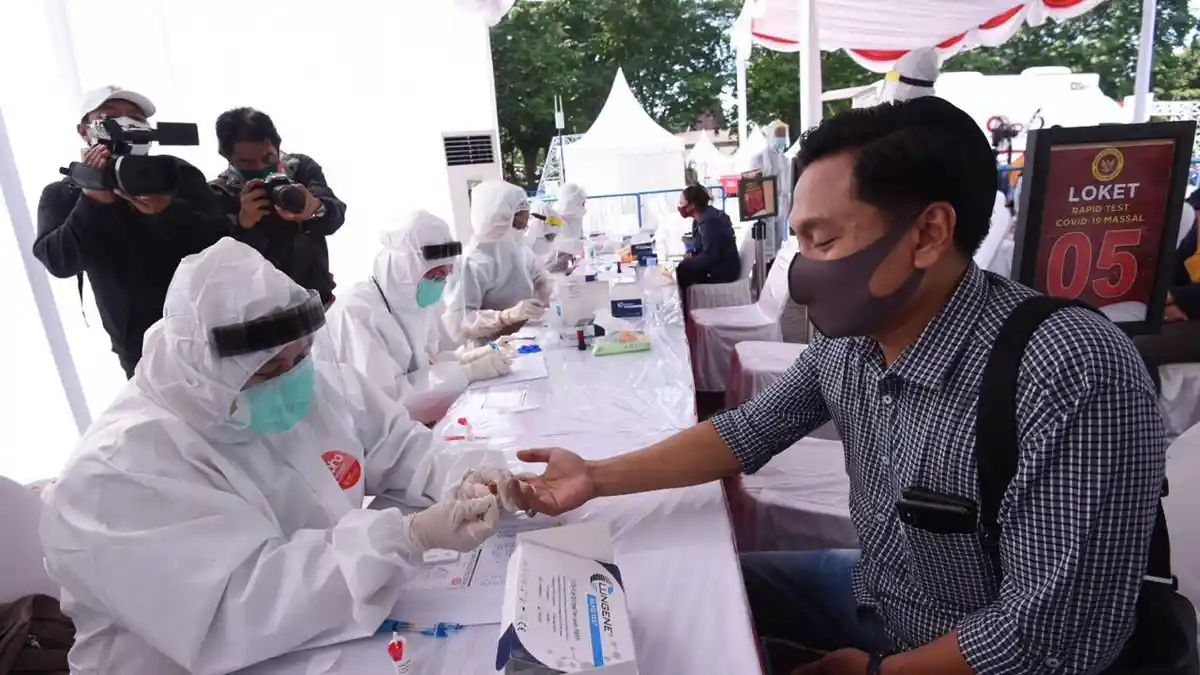 Hari ke-21 Rapid Test Massal di Surabaya, BIN Temukan 189 Orang Reaktif