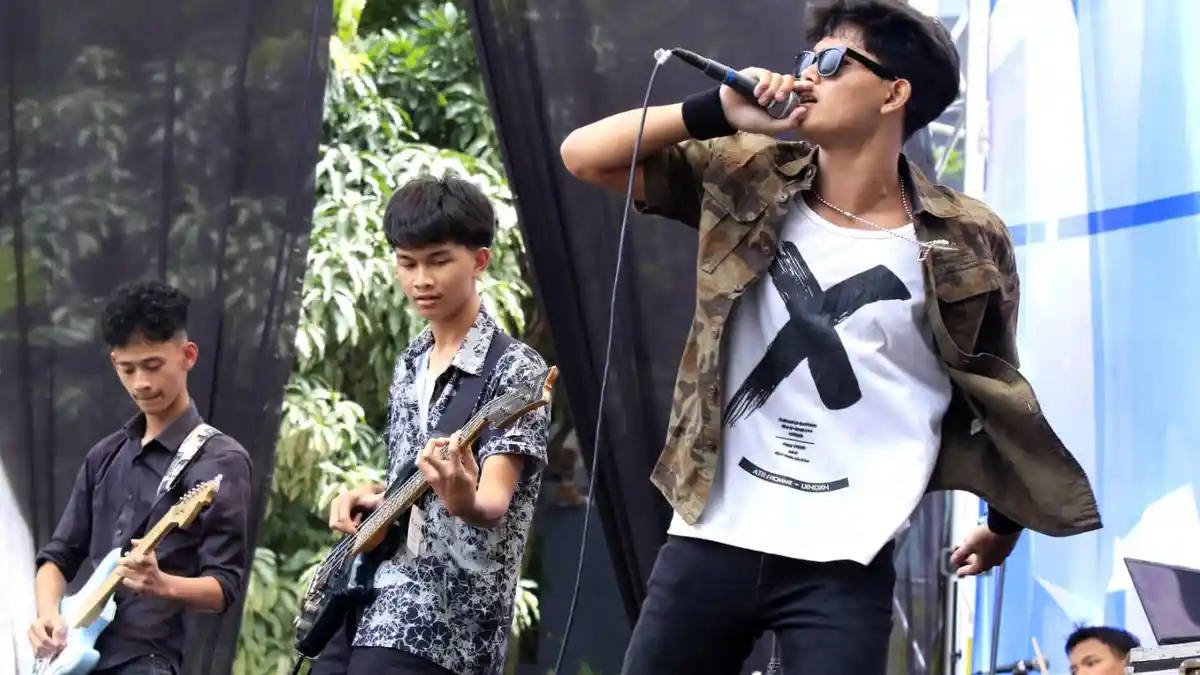 The Timun Hanken Jadi Band Pembuka Bintang Tamu Bernadya di Pensi SMA BPPI Baleendah