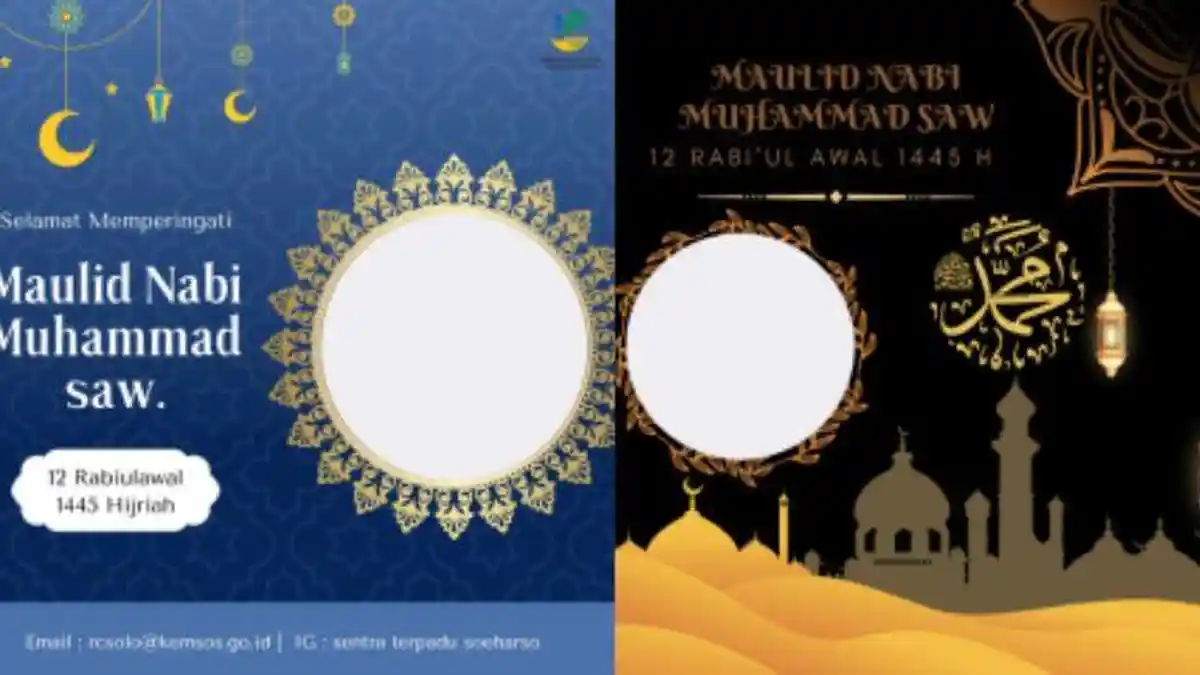 80 Link Twibbon Maulid Nabi 2023 Gratis dan Cara Pakai, Cocok Dibagikan ke Medsos