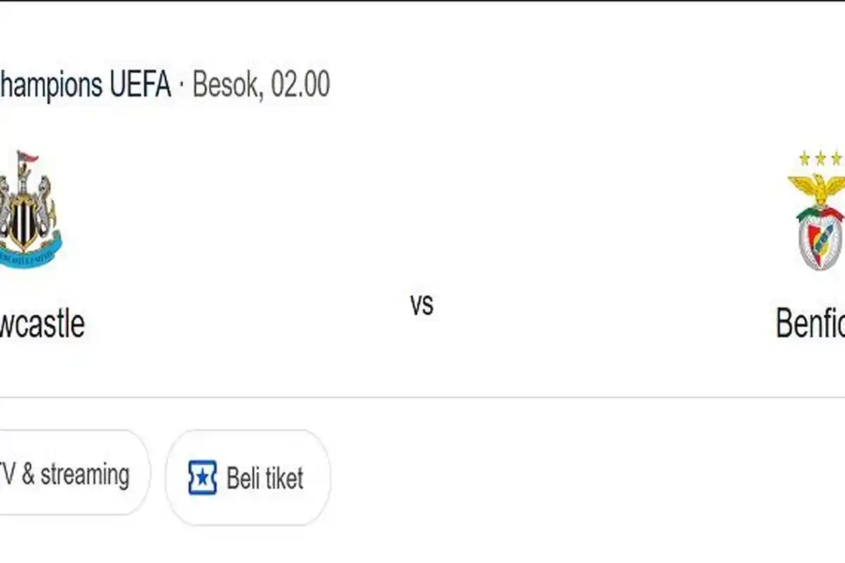Prediksi Skor dan Susunan Pemain Newcastle VS Benfica, Adu Tajam Murphy dan Pavlidis