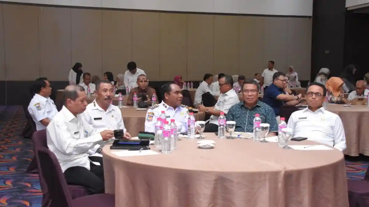 Ismail Dukomalamo Hadiri Rakor, Ini Langkah Pemkot Tidore Maluku Utara Atasi Kemiskinan 