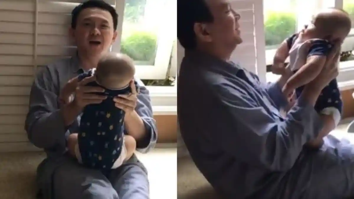 Ahok Bagikan Video Putra Bungsu, Lihat Wajah Menggemaskan Yosafat Abimanyu Purnama Berusia 3 Bulan