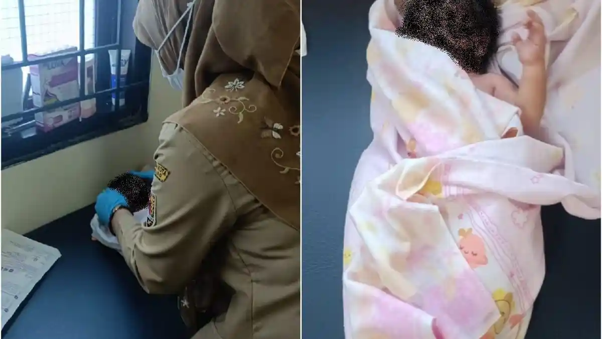 UPDATE Kondisi Terkini Bayi di Dalam Ember yang Dibuang di Depan Usaha Laundry Semarang