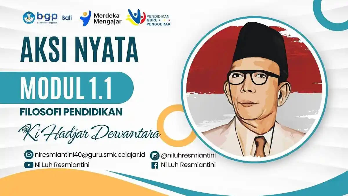 Apa Peran Pendidik Filososfi Pendidikan Ki Hadjar Dewantara? Jawaban Modul 1.3 Visi Guru Penggerak