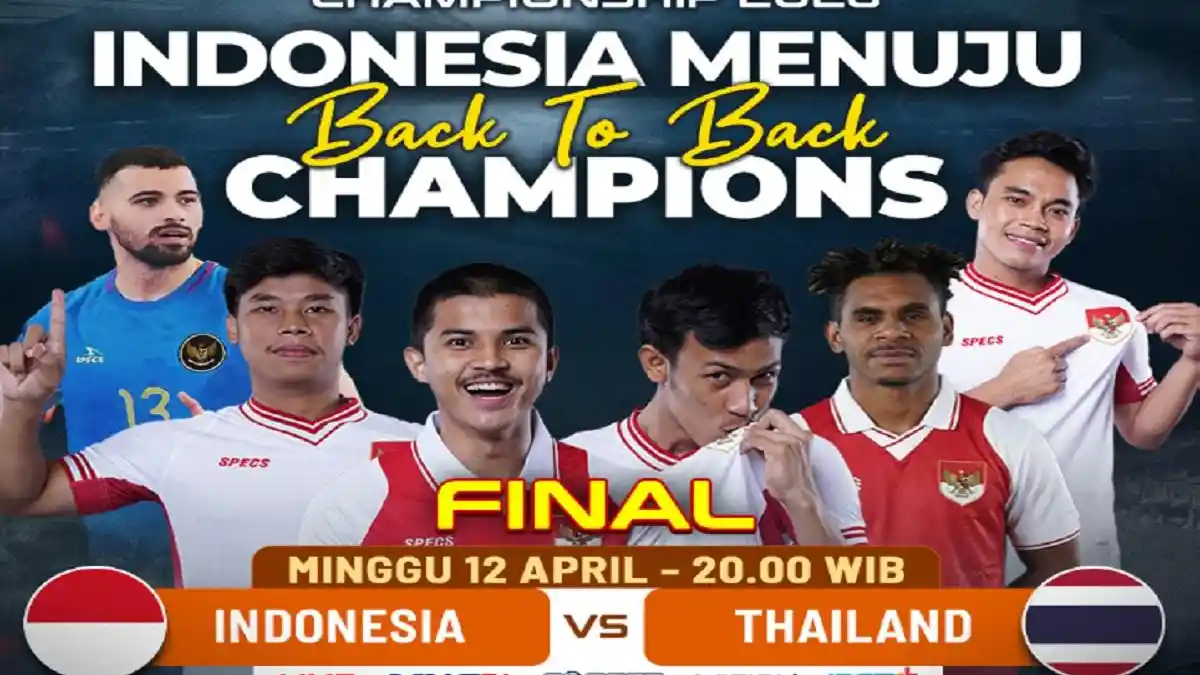 Jam Tayang Live Streaming Timnas Indonesia Vs Thailand Final Piala AFF 2026 Malam Ini Pukul 20.00