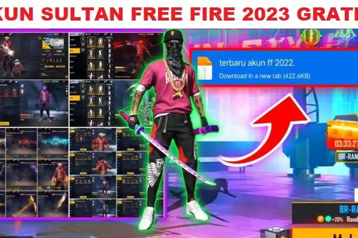 SERBU 2000+ Akun Sultan Free Fire FF Spesial Juli 2023, Ada Akun Facebook dan Google