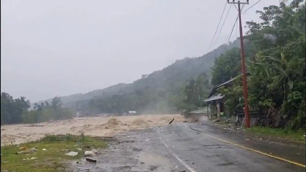 Titik Badan Jalan Nasional Putus di Beutong Ateuh Nagan Bertambah, Jalur ke Takengon Lumpuh Total