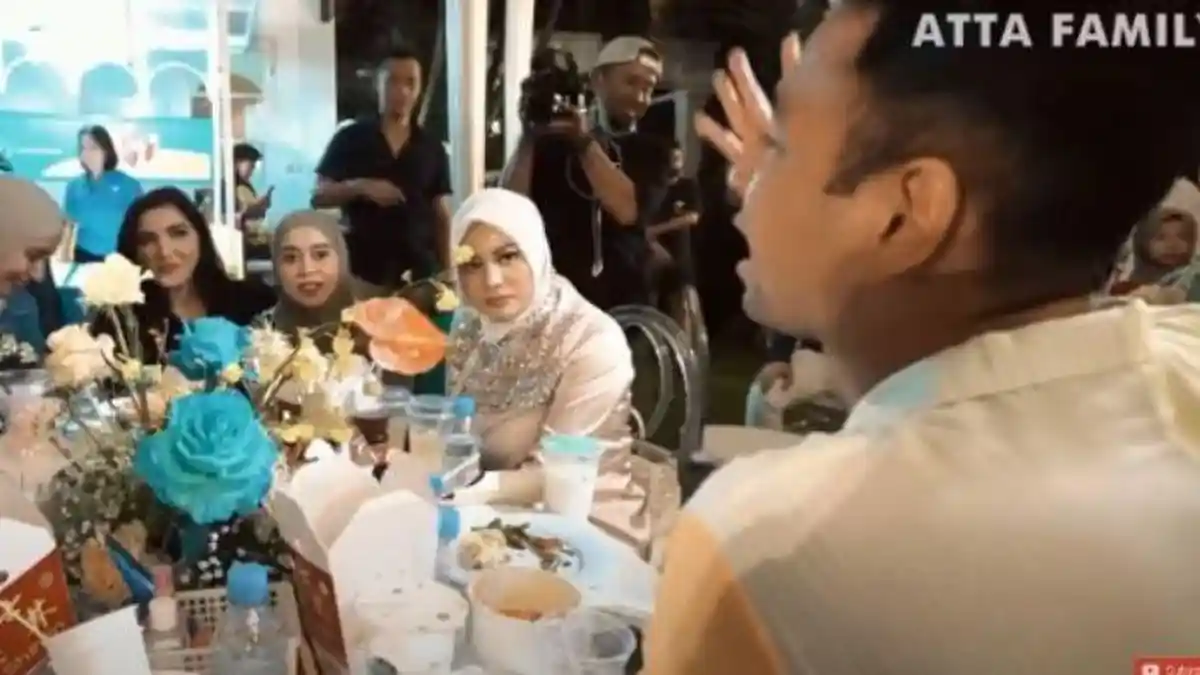 Raffi Ahmad Pamer Jago Main Tenis, Aurel Hermansyah dan Lesti Kejora Sebal: Hayang Nyembur Da
