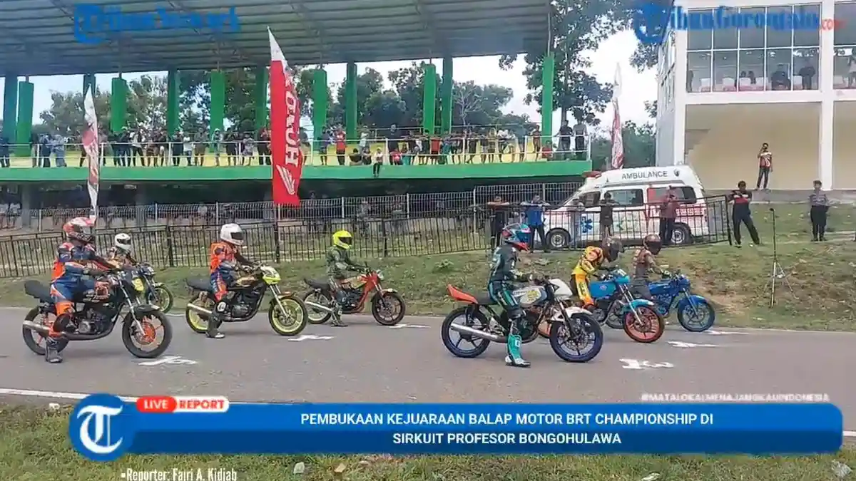 Ini 4 Kelas Kompetisi Balap Motor Gorontalo di Sirkuit Sang Profesor, Lengkap Nama-nama Pembalap
